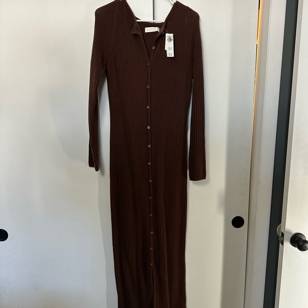 BRAND NEW WITH TAGS Abercrombie and Fitch Merino Wool Blend Sweater Dress